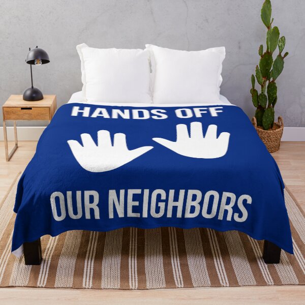 Item preview, Hands off our neighbors  designed and sold by Rachel the Artist .