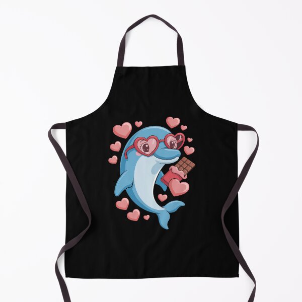 Item preview, Dolphin Heart Chocolate Valentine designed and sold by papertaless.