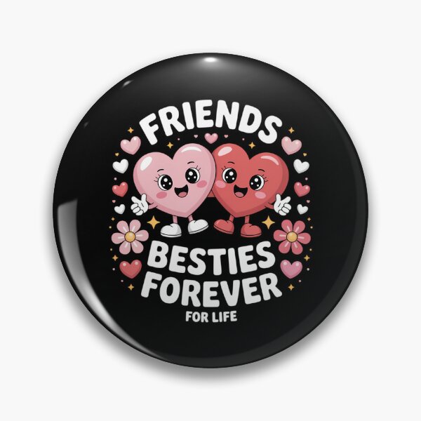 Item preview, Cute Besties Forever Hearts Friendship Girls Valentines Day designed and sold by papertaless.
