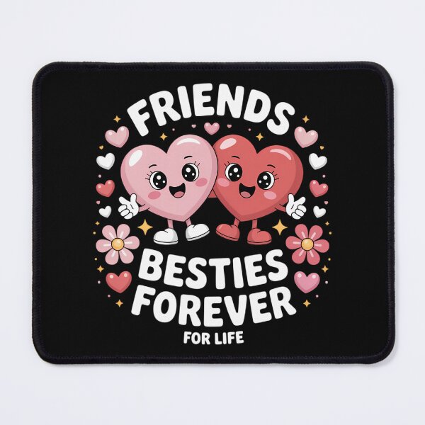 Item preview, Cute Besties Forever Hearts Friendship Girls Valentines Day designed and sold by papertaless.