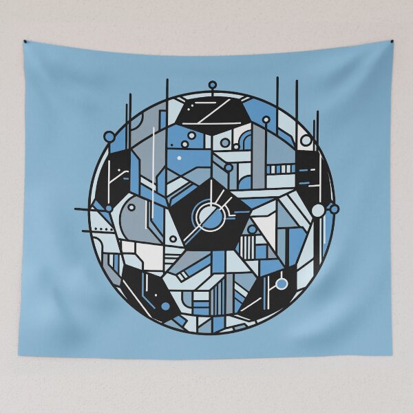 Item preview, Geometric Abstract Soccer Ball Art designed and sold by KiwiRider.