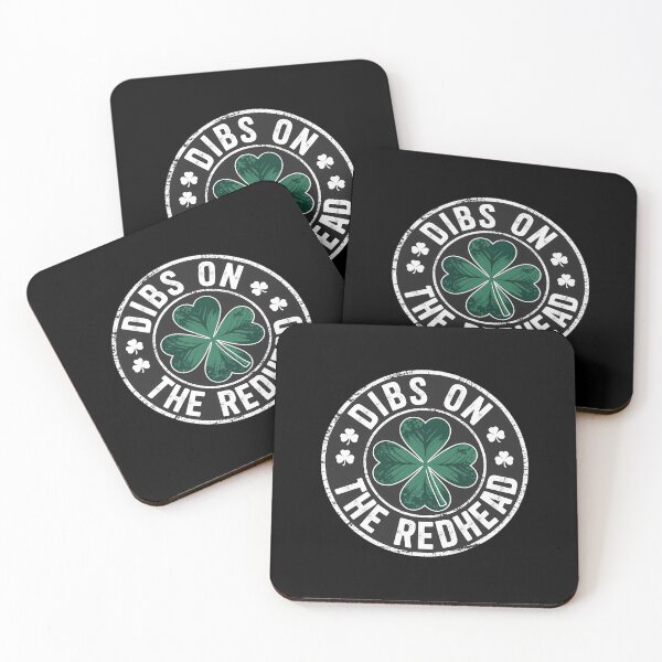 Item preview, Dibs On The Redhead Funny Clovers Stamp St Patrick's Day designed and sold by Bandikonsalez.