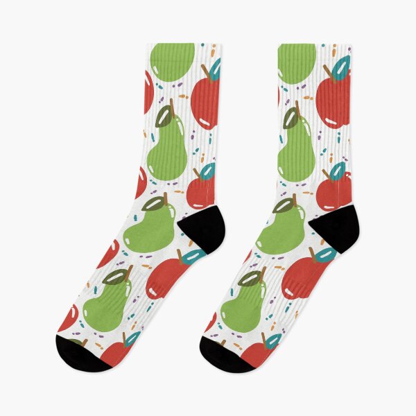 Item preview, Playful Apples and Pears – Colorful Fruit Seamless Pattern designed and sold by My Teal Dreams.