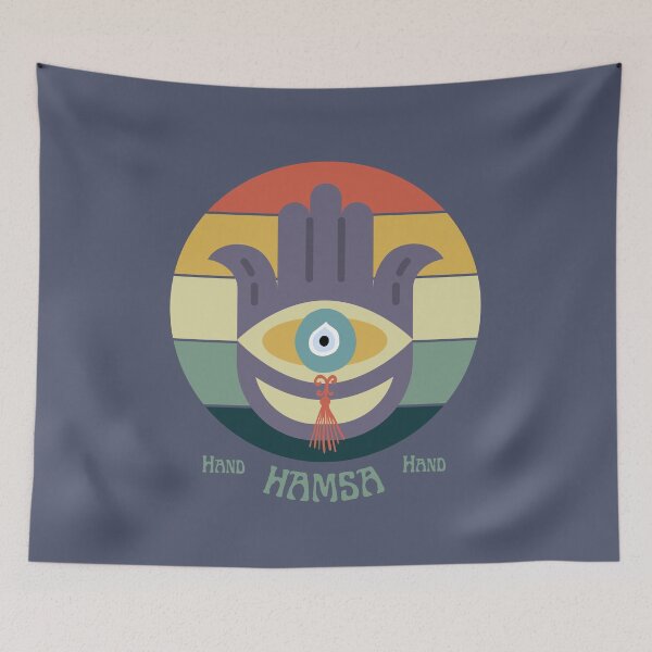 Item preview, Hamsa Retro Protector designed and sold by JuanaDesigns.