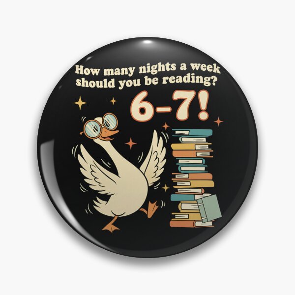 Item preview, How Many Nights A Week Reading 67 Teacher Goose Book Meme Funny  designed and sold by HilpertChelsey.