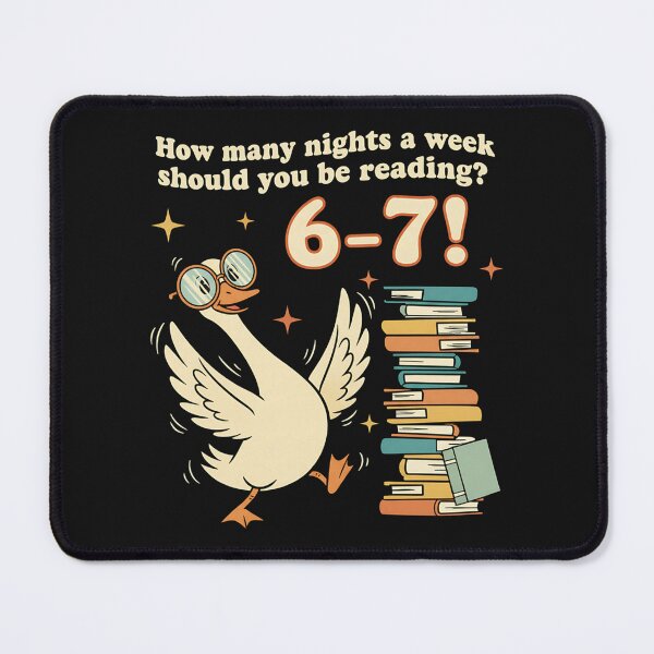 Item preview, How Many Nights A Week Reading 67 Teacher Goose Book Meme Funny designed and sold by HilpertChelsey.