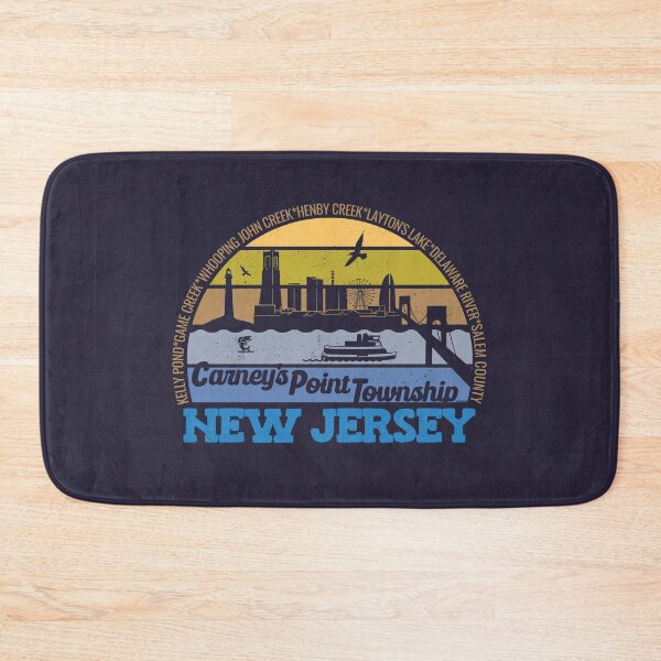 Item preview, Carney's Point Township New Jersey Sunset Retro Vintage Local Pride Logo designed and sold by CRHPOD20.