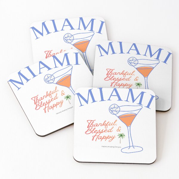 Item preview, MIAMI cocktail glass designed and sold by PalomaHealing24.