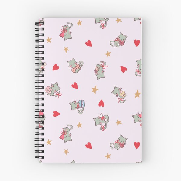 Item preview, Valentine’s Day Cats with Love hearts and stars (Pink) designed and sold by HarunaMcDesigns.