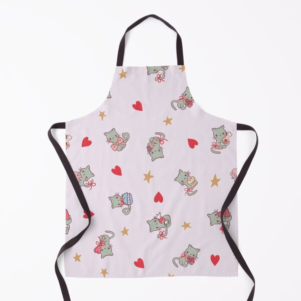 Item preview, Valentine’s Day Cats with Love hearts and stars (Pink) designed and sold by HarunaMcDesigns.