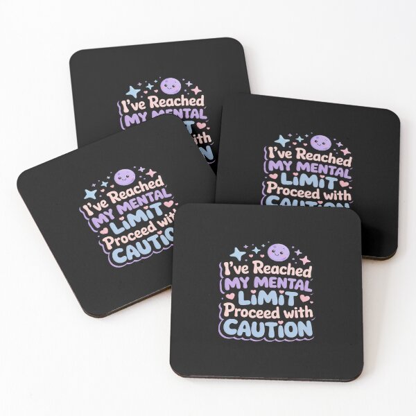 Item preview, I've Reached My Mental Limit Proceed with Caution Funny designed and sold by TechnicalSara.