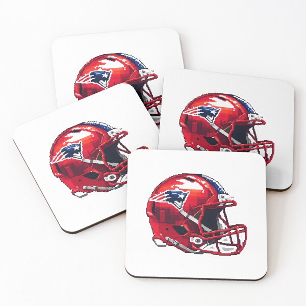 Item preview, Cute Pixel American Football Helmet in Red designed and sold by BankMano.