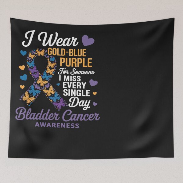 Item preview, Ribbon Bladder Cancer Angel Support Memory designed and sold by Eskomeranola.