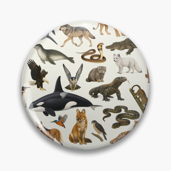 Item preview, Carnivores of the World Illustration Chart designed and sold by kakarikihill.