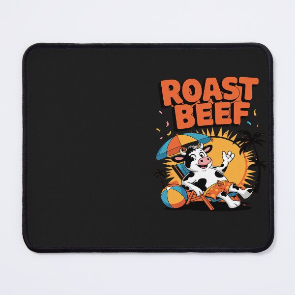 Item preview, Roast Beef Shirt Cow on Beach Vacation Sun Tan Summer Lover designed and sold by Eskomeranola.