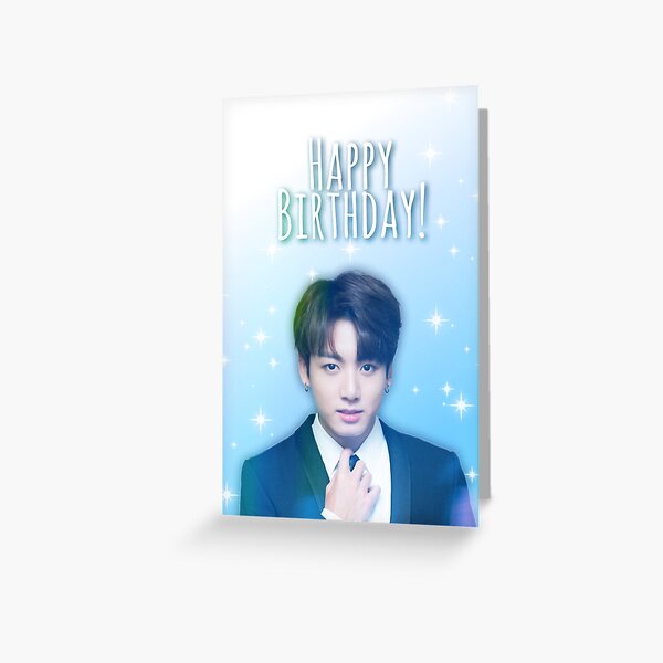 BTS JUNGKOOK CUMPLEAÑOS TARJETA Tarjetas de felicitación