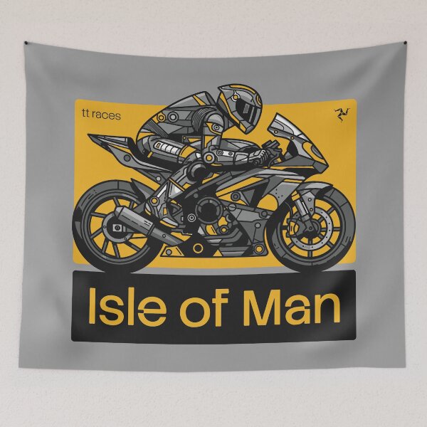 Item preview, Geometric Isle of Man TT Superbike designed and sold by KiwiRider.
