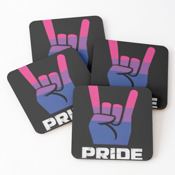 Item preview, Rock Hand Sign Bisexual Bi Pride Flag LGBTQ Punk Men Women designed and sold by Eskomeranola.