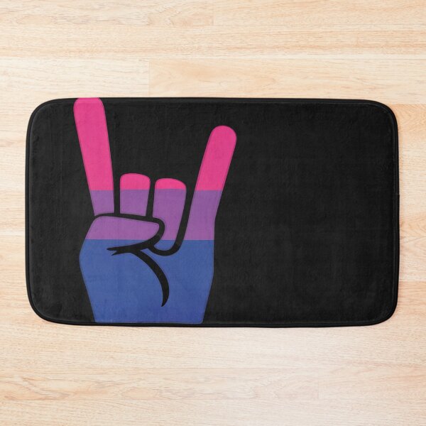 Item preview, Rock Hand Sign Bisexual Bi Pride Flag LGBTQ Punk Men Women designed and sold by Eskomeranola.