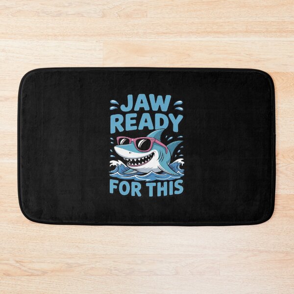 Item preview, Jaw Ready For This Funny Shark Pun Ocean Summer designed and sold by TechnicalSara.