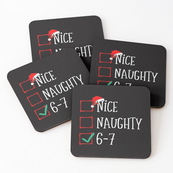 Item preview, 6-7 Meme Nice Naughty 67 Christmas Six Seven Brain Rot Funny Gift designed and sold by HilpertChelsey.