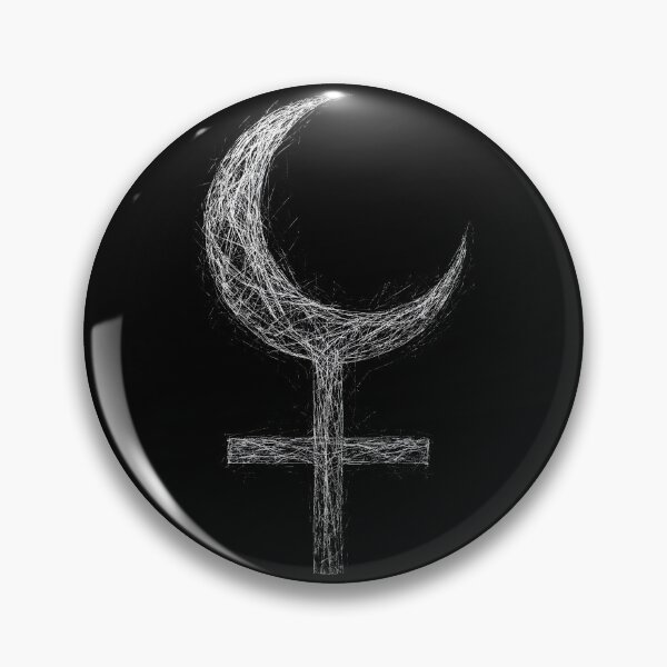 Item preview, Black Moon Lilith Occult Symbol designed and sold by Mortisigil.