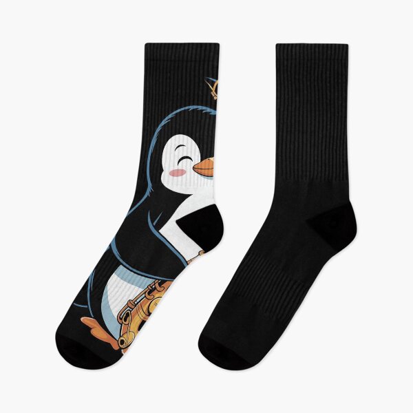 Item preview, Jazz Penguin Playing Saxophone designed and sold by TechnicalSara.