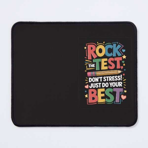 Item preview, Rock The Test Don't Stress Just Do Your Best Teacher Testing designed and sold by Eskomeranola.