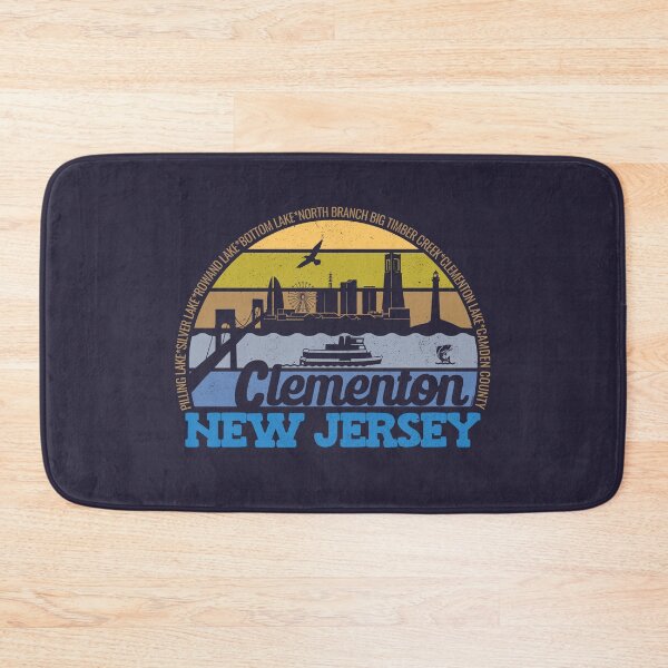 Item preview, Clementon New Jersey Sunset Retro Vintage Local Pride Logo designed and sold by CRHPOD20.