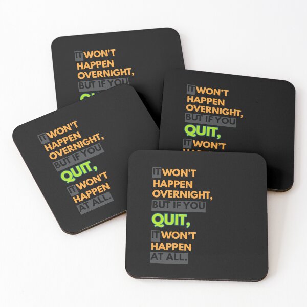 Item preview, It Won’t Happen Overnight - Motivational Quote Gift & Apparel designed and sold by endurothreads.