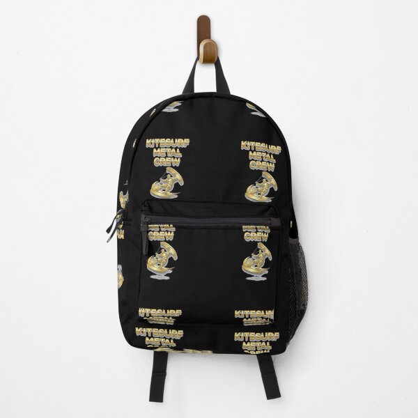 Item preview, Kitesurf Metal Crew – Golden Letters & Sport Logo Design designed and sold by SeaPolar.
