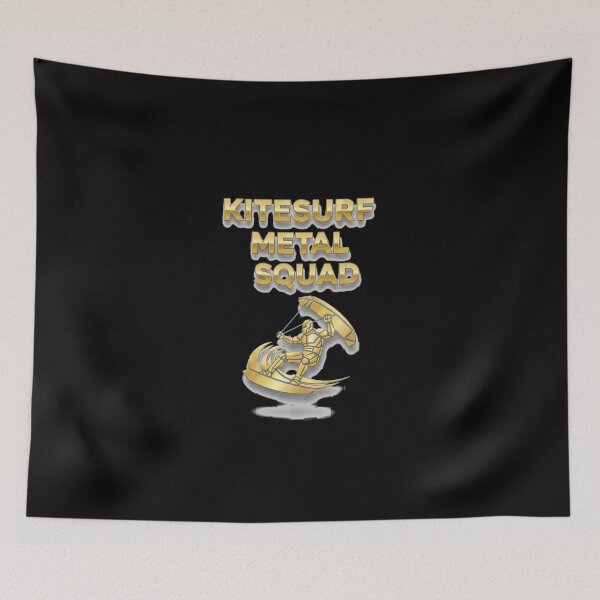 Item preview, Kitesurf Metal Squad – Golden Logo Design designed and sold by SeaPolar.