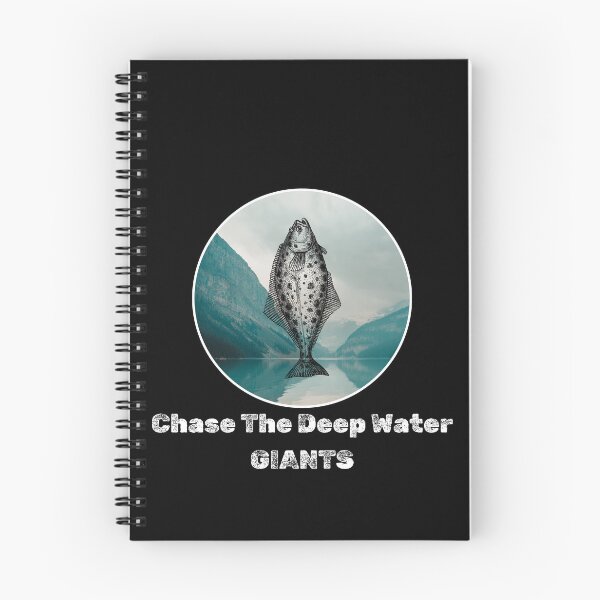 Item preview, Chase The Deep Water Giants. Funny Halibut fishing design designed and sold by SofikoDesigns.