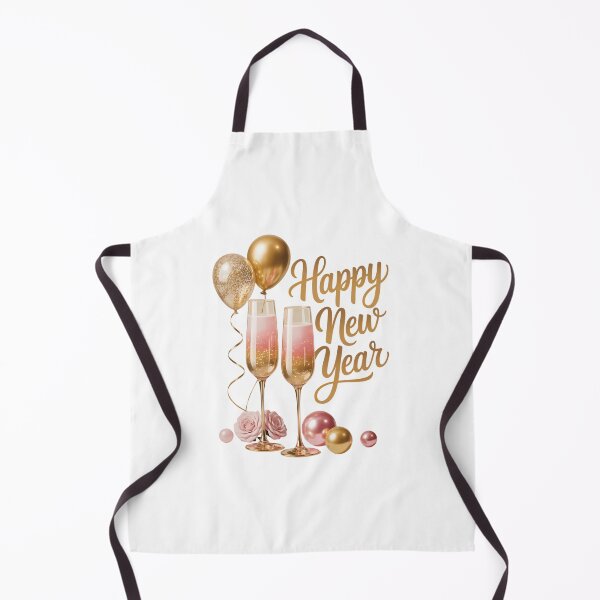 Item preview, Happy New Year Gold Balloons Champagne Holiday designed and sold by papertaless.