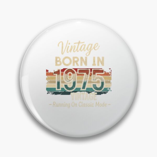 Item preview, Vintage 1975 50th Birthday Gift | Running on Classic Mode Emblem designed and sold by Egyptian king ⭐⭐⭐⭐⭐.