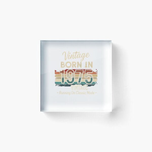 Item preview, Vintage 1975 50th Birthday Gift | Running on Classic Mode Emblem designed and sold by Egyptian king ⭐⭐⭐⭐⭐.