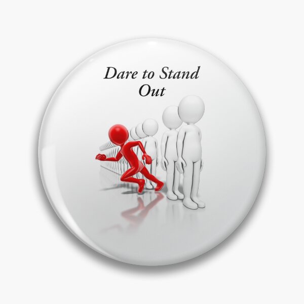 Item preview, "Dare to Stand Out" motivational words design designed and sold by TR_fairydesigns.