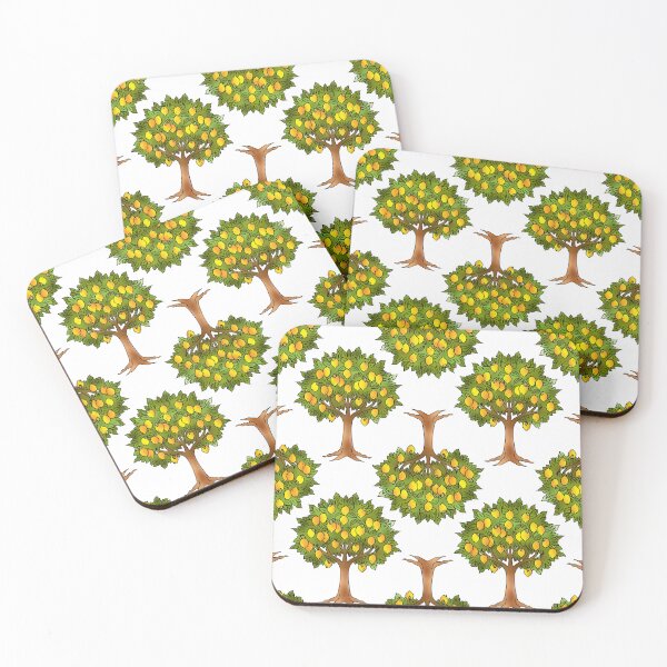 Item preview, Golden Lemon Trees – Vibrant Orchard Seamless Pattern designed and sold by My Teal Dreams.