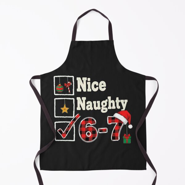 Item preview, 6-7 Meme Nice Naughty 67 Christmas Six Seven Brain Rot Funny designed and sold by HermanCharlotte.