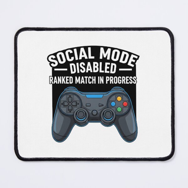 Item preview, Funny Gamer Focus Mode T-Shirt | Social Mode Disabled Toggle UI Tee designed and sold by Egyptian king ⭐⭐⭐⭐⭐.