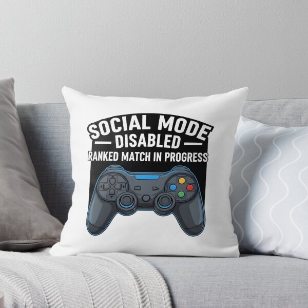 Item preview, Funny Gamer Focus Mode T-Shirt | Social Mode Disabled Toggle UI Tee designed and sold by Egyptian king ⭐⭐⭐⭐⭐.