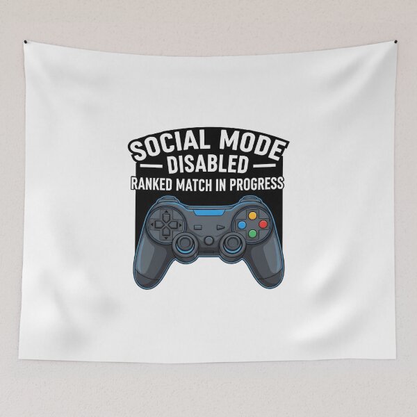 Item preview, Funny Gamer Focus Mode T-Shirt | Social Mode Disabled Toggle UI Tee designed and sold by Egyptian king ⭐⭐⭐⭐⭐.