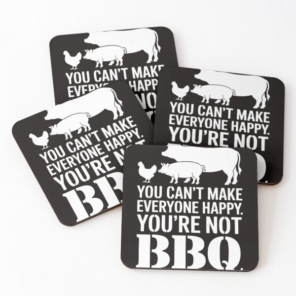 Item preview, BBQ Smoker Men  Barbecue Grilling Pitmaster Dad Gift Idea You Can't Make Everyone Happy Cow Pig Chicken designed and sold by MelSurf.
