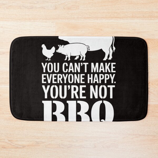 Item preview, BBQ Smoker Men  Barbecue Grilling Pitmaster Dad Gift Idea You Can't Make Everyone Happy Cow Pig Chicken designed and sold by MelSurf.