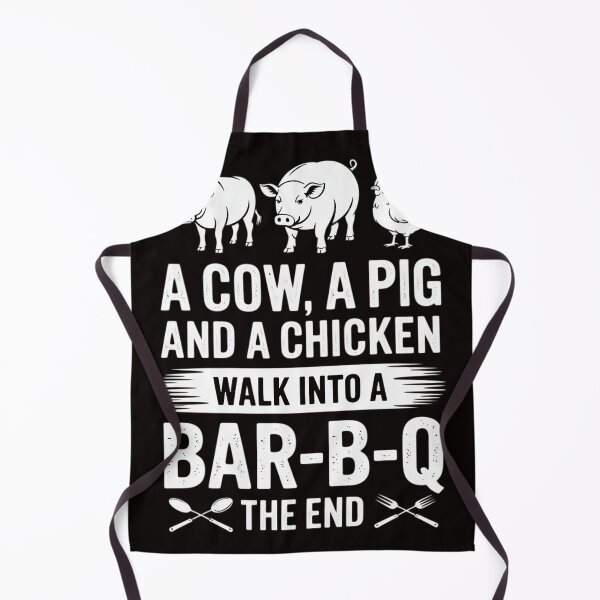 Item preview, BBQ Mens BBQ Cow Pig Chicken Story Dad grandpa Papa Gift ideas 4th of July Christmas Gift designed and sold by MelSurf.