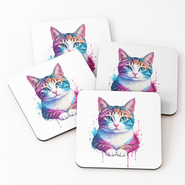 Item preview, Colorful cat 2 designed and sold by ML Digitals.