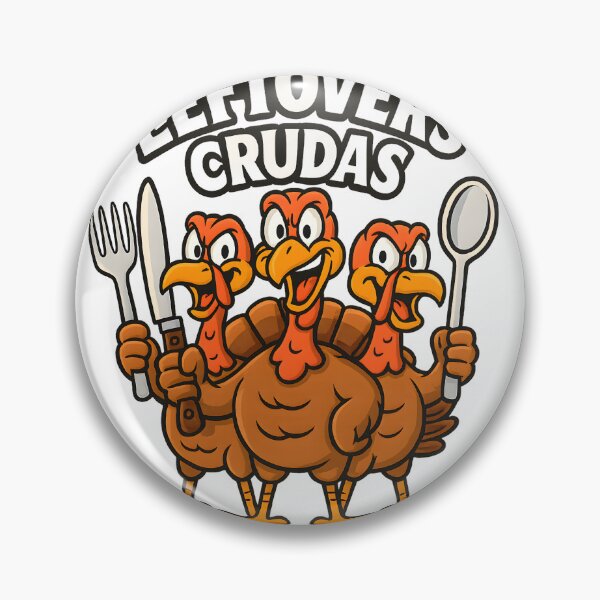 Item preview, Leftovers Squad Turkey Trio | Funny Thanksgiving Cartoon designed and sold by SoulenCify.