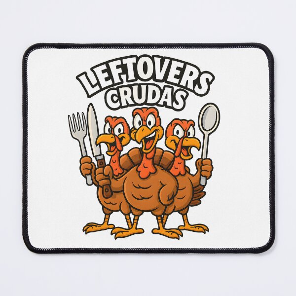 Item preview, Leftovers Squad Turkey Trio | Funny Thanksgiving Cartoon designed and sold by SoulenCify.