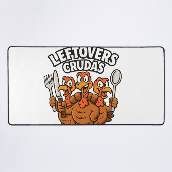 Item preview, Leftovers Squad Turkey Trio | Funny Thanksgiving Cartoon designed and sold by SoulenCify.