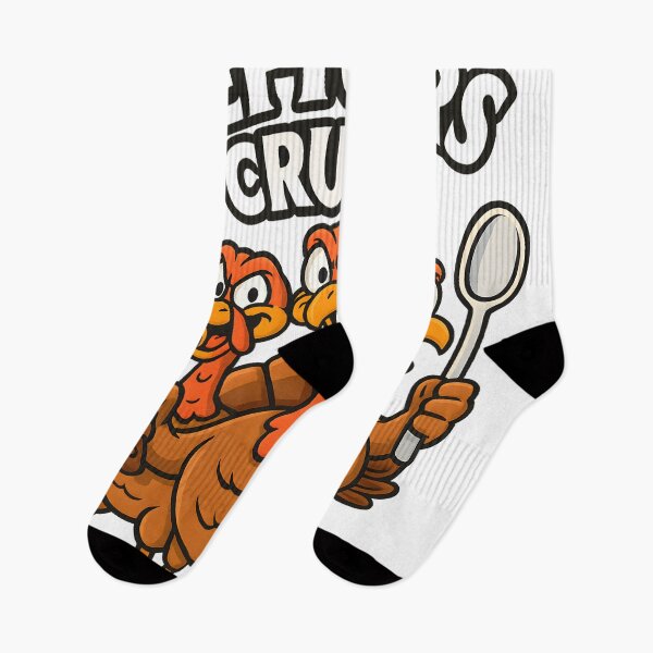 Item preview, Leftovers Squad Turkey Trio | Funny Thanksgiving Cartoon designed and sold by SoulenCify.